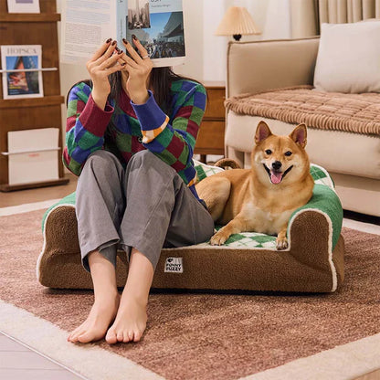 Sofá Ortopédico Sherpa para Pets | Conforto que abraça seu melhor amigo